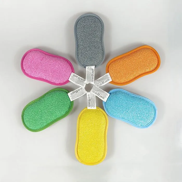 8-Shaped Non-Scratch Microfiber Sponge
